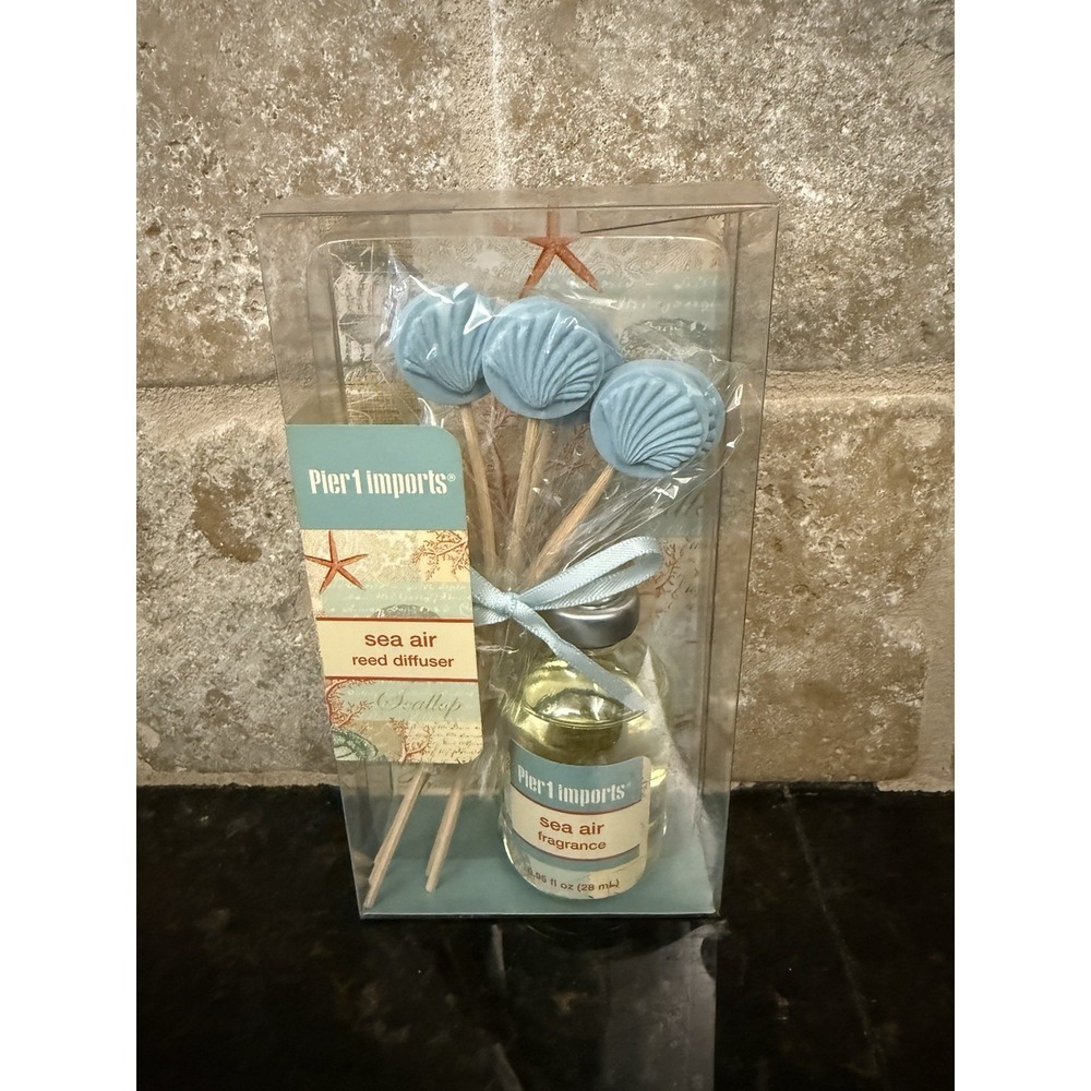 Pier 1 Imports SEA AIR Reed Diffuser & Oil New .95fl oz / 28ml RARE Discontinued